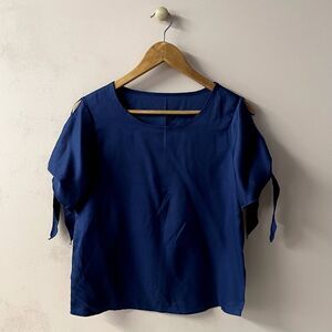 SHEIN Navy Blue Blouse Size S EUC